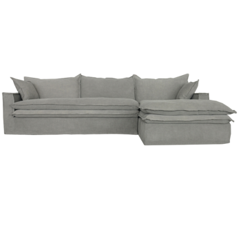 Grey Linen Sofa