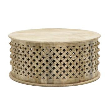 Round wood coffee Table