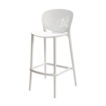 white bar stool